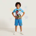 T-shirt & half pant set shiva design-AKSETC6.1