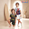 Super Kids 3D T-Shirt 2-Piece Combo – Hulk & Spiderman