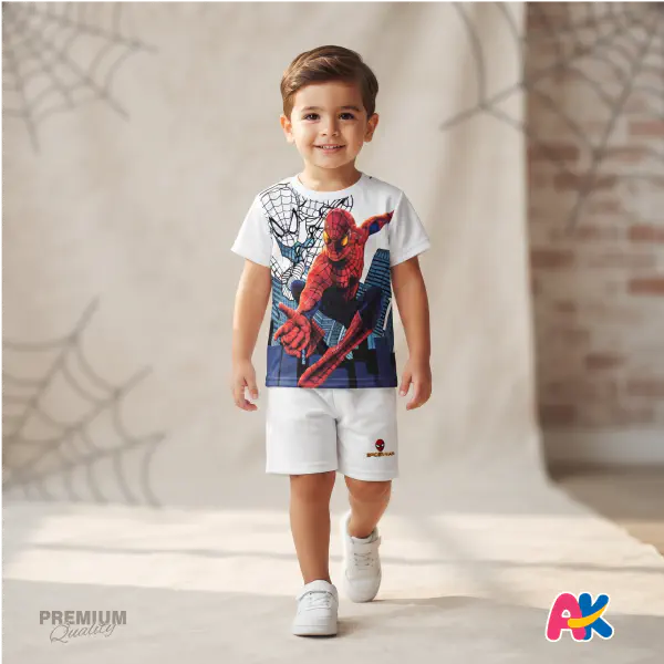 Super Kids 3D T-Shirt 2-Piece Combo – Hulk & Spiderman