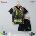  T-shirt & half pant set  Hulk design-AKSETC4.2