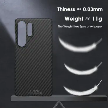 X-Level Brand Ultra Thin Super Slim Carbon Fiber Case For Samsung Galaxy