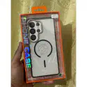 AeroMag Metal Bumper Frosted Case For Samsung