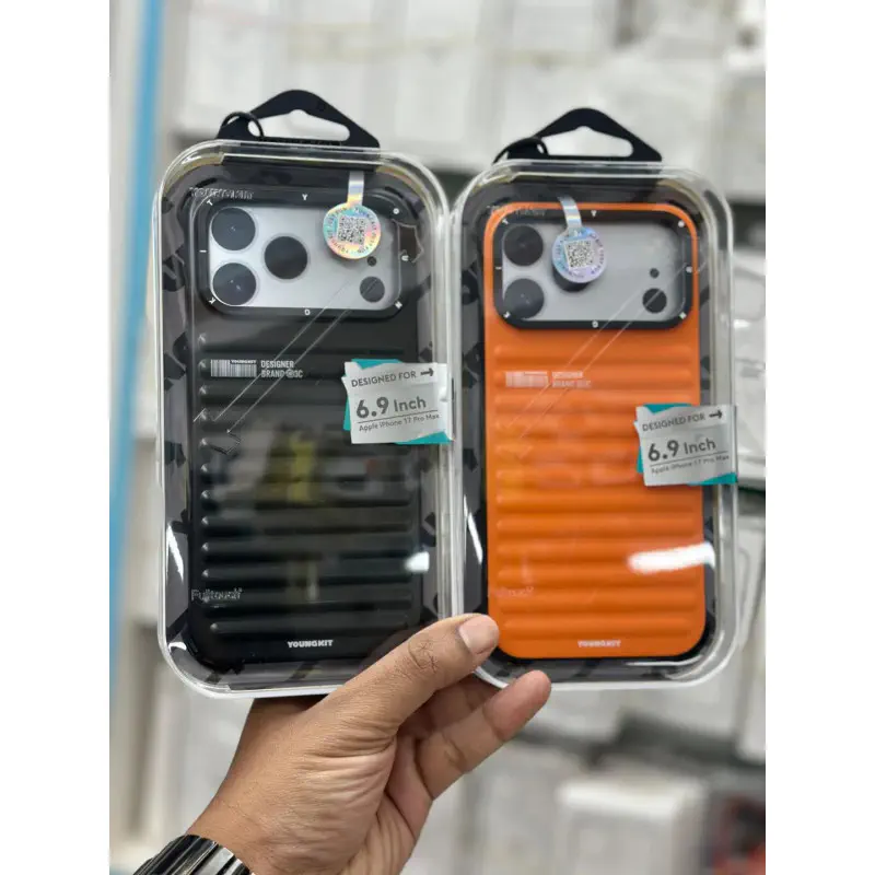 YOUNGKIT For iPhone 17 Pro Max Case Compatible with MagSafe Suitcase Texture IMD TPU Phone Cover