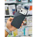 Hot Luxo Brand MagSafe Supported Carbon Fiber Case For iphone