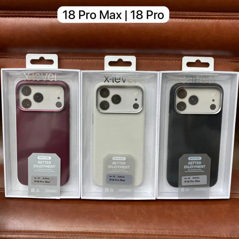 Official X-Level Leather Case iPhone For IPHONE 18 Pro Max