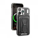 RMBMAX Premium PU leather Magsafe hard case with magnetic card holder Case For Iphone