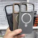RMO Brand Luxury Carbon Fiber Kickstand Magsafe Case For Iphone 12 To 17 Pro Max