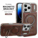 RMBMAX Premium Super Finish Leather Magsafe Stand Case For iPhone
