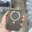 RMO Brand Luxury Carbon Fiber Kickstand Magsafe Case For Iphone 12 To 17 Pro Max