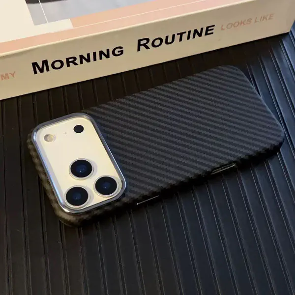 Hot Luxo Brand MagSafe Supported Carbon Fiber Case For iphone