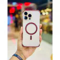 Frameless Matte Transparent Magnetic Phone case for iPhone