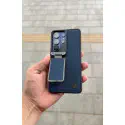 Premium Shell Protective Hard PU Leather Camera Folding Stand Case 