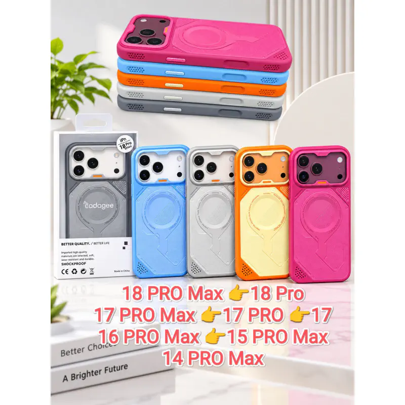 Tadagee Snap Case Series Premium Air Absorption MagSafe Support Tpu Soft Case