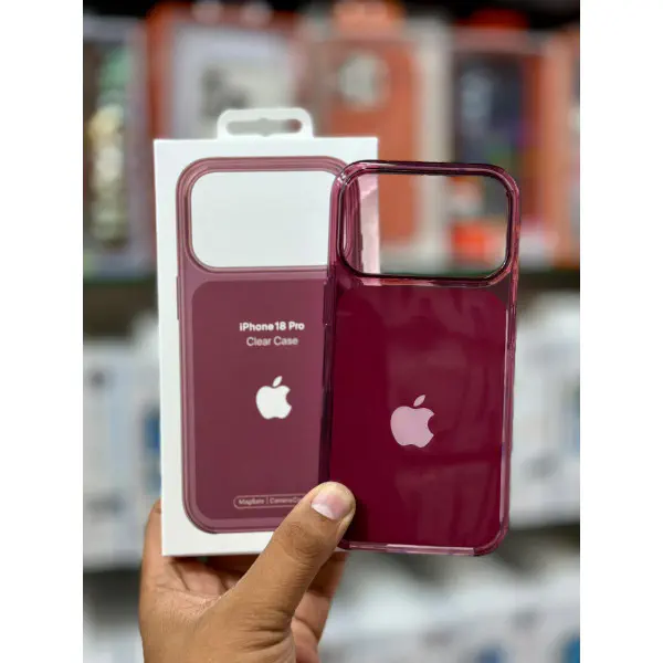 Apple Official Crystal Clear IC Animation Case with camera button Phone Case