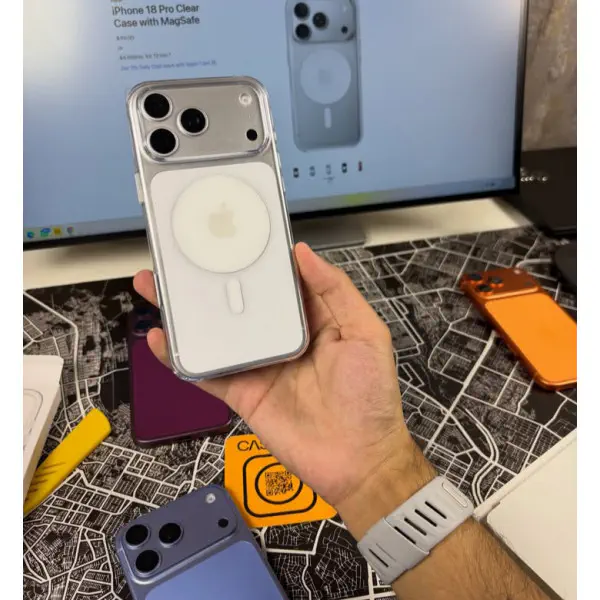 New Apple Cristal Clear IC Animation Case with Camera Button 