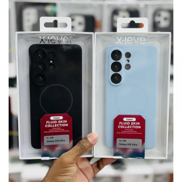 Original Liquid Silicone Plain Fluid Skin Magsafe Supported Case For Samsung Galaxy S25 Ultra