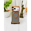 High Quality Translucent Magnetic Stand Phone Case for iPhone