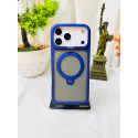 High Quality Translucent Magnetic Stand Phone Case for iPhone