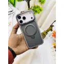 High Quality Translucent Magnetic Stand Phone Case for iPhone
