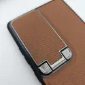 Premium Shell Protective Hard PU Leather Camera Folding Stand Case 