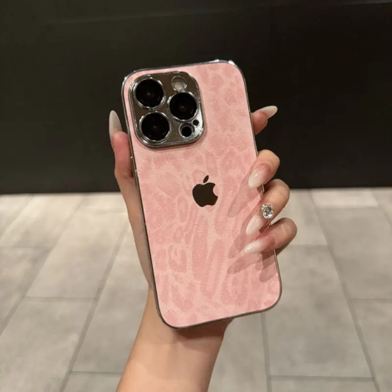 Luxe Leopard Glitter Case for iphone