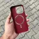 LUXO Original Carbon Fiber Texture Matte Bumper iPhone Case