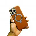 Official X-Level Leather Magnetic Ring Stand Case For iPhone