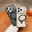 Magnetic Charging Ring Stander Full Cover Hybrid Anti-Slip Hard PC Soft TPU Phone Case for iPhone
