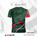 Bangla Bornomala Half Sleeve Four Part Sublimation Print For T-Shirt -AS36