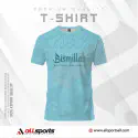 Bismillah Half Sleeve Four Part Sublimation Print For T-Shirt -Code:AS118