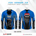 YAMAHA FZS VERSION 3.0 BLUE BIKE T-SHIRT FULL SLEEVE (4 PART SUBLIMATION PRINT)-AS4P076