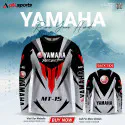 YAMAHA MT15 White T-shirt Full Sleeve (4 part sublimation print)-AS4P004