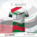 Free Palestine Four Part Half Sleeve Sublimation Print T- Shirt-AS40