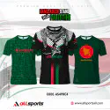 FREE PALESTINE MEN'S T-SHIRT COMBO HALF SLEEVE  (4 PART PRINT)-AS4PHC4