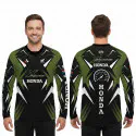 Honda X-Blade Green Full Sleeve Four Part Sublimation Print For Bike T-Shirt -AS4P074 