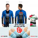 Ride & Pride Combo- Yamaha FZ-5 Bike T-Shirt + Palestine T-Shirt (One Pair ARM Sleeves Free) BP019