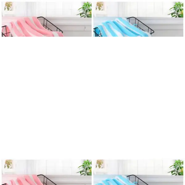 Coral Velvet Fabric Towel