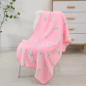 Feather Printed Microfiber Shower Bathing Towel A