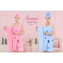 Microfiber Bath towel & Hair Towel Combo for Adults