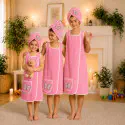 Baby Bath Towel & Hair Towel Combo Set