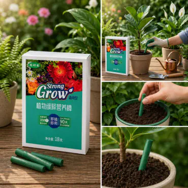Plant Growth Fertilizer Stick for Indoor & Outdoor Gardening (1 Box = 18 Stick)