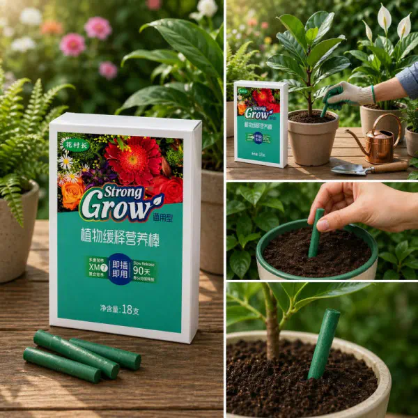 Plant Growth Fertilizer Stick for Indoor & Outdoor Gardening (1 Box = 18 Stick)