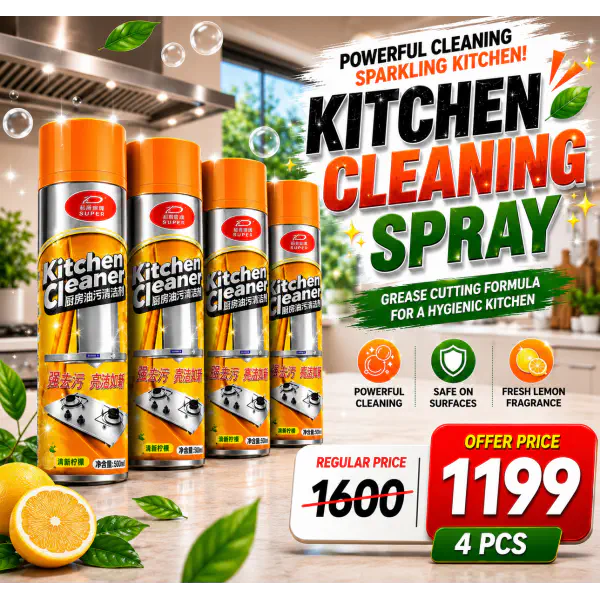 Kitchen Cleaner Spray - 4pcs