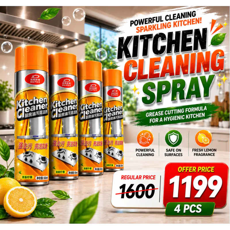 Kitchen Cleaner Spray - 4pcs