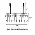 Over The Door 19-Hook Hanger