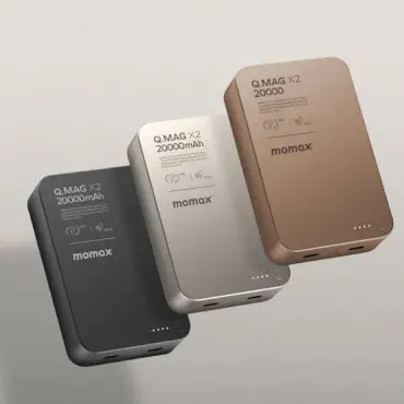 20000mAh magnetic wireless Battery Pack momax .Ultra Slim Q.MAG X2. 35W    . বাংলাদেশের সবচাইতে কম প্রাইজে| অফার থাকবে আগামী 3দিন|