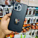 Premium 3Santaa case leather  texture case