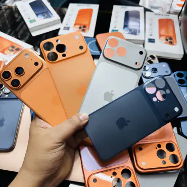 Only স্টিকার সাইট frame  থাকবে না	iphone back shell 17 convert with 13-17pro max case(only back sell  550 tk .side বাম্পার সহ 1190tk total )