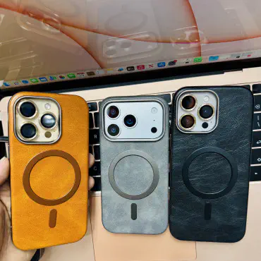 iPhone magsafe ibin leather side soft electric vessel iPhone case