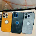 Apple Logo Hole IBen Premium Lather Side Soft Electric Basal  Case 
